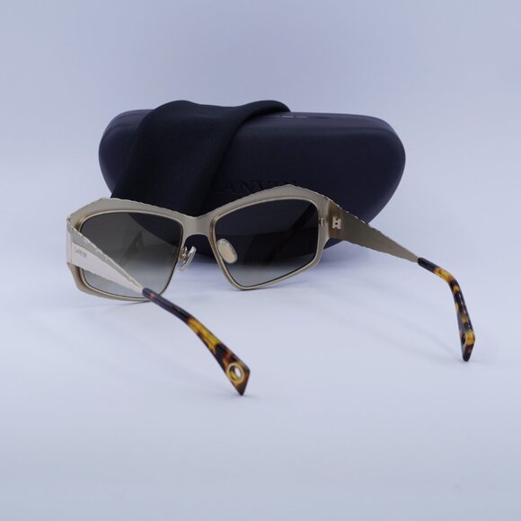 Final Price! Lanvin LNV109S 734 Gold/Khaki Sunglasses main image 7
